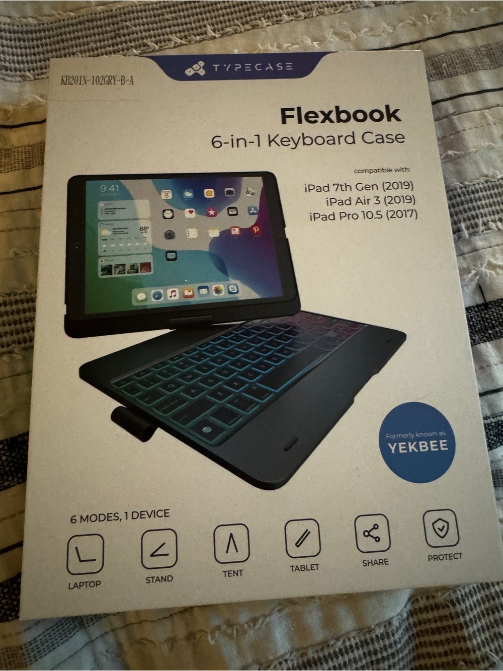 Flexbook 6-in-1 Keyboard Case for iPad - Space Grey